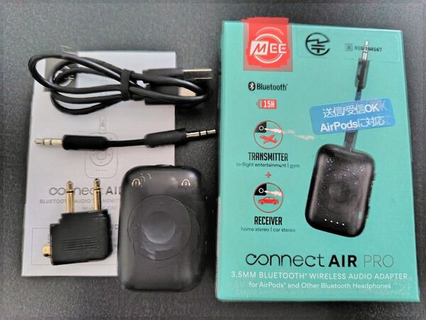 MEE audio Connect AIR PRO Bluetoothトランスミッター/レシーバー ブラック AF-CA2-BK