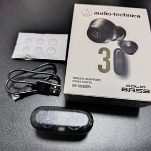 オーディオテクニカ Bluetoothイヤホン ATH-CKS30TW+TBK スケルトン