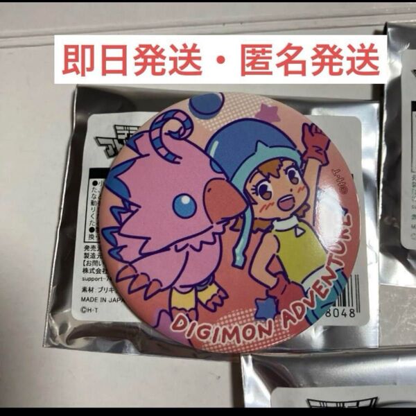 デジモン アドベンチャー レトロポップ 缶バッジ 武之内空&ピヨモン
