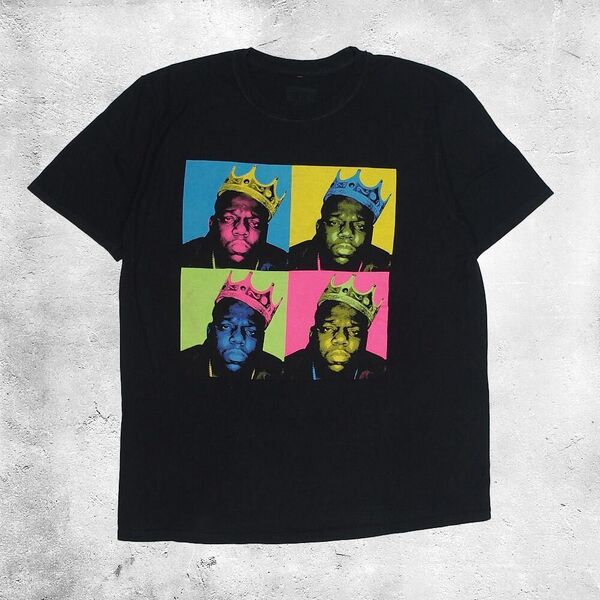 ノトーリアス BIG Tシャツ The Notorious B.I.G. ブラック HIPHOP Lサイズ