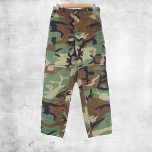 90's 米軍 BDU WOODLAND CAMO リップストップ カーゴパンツ SMALL-REGULAR 軍パン ミリタリー