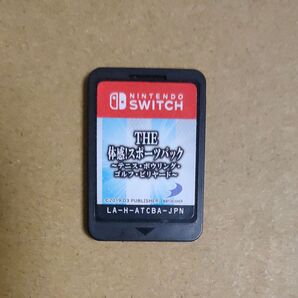 【Switch】 THE 体感!スポーツパック~テニス・ボウリング・ゴルフ・ビリヤード~ ソフトのみ