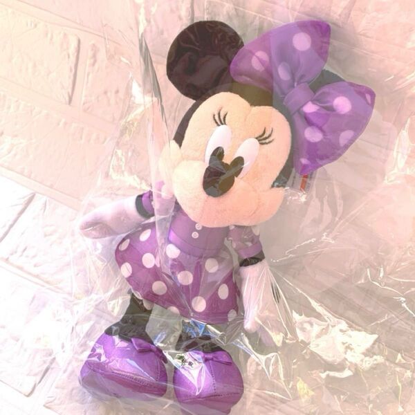 ★商品指定!東京ディズニーリゾート正規品★ミニー ぬいぐるみチャーム バッグチャーム パープル 紫