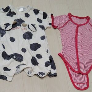 ベビー服 ロンパース 2枚セット 60〜70サイズ