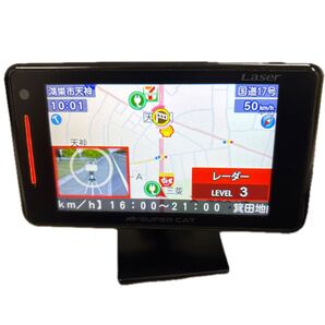 ユピテルSUPER CAT レーダー探知機 GS403 2022年3月購入品 作動OK 比較キレイです。