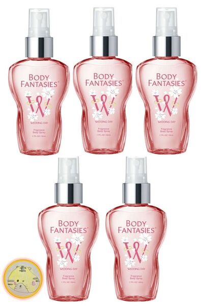 新品未開封 ボディファンタジー ボディミスト ウエディングデイ 50ml 5本セット