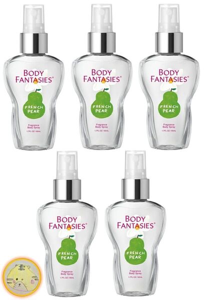 新品未開封 ボディファンタジー ボディミスト フレンチペアー 50ml 5本セット
