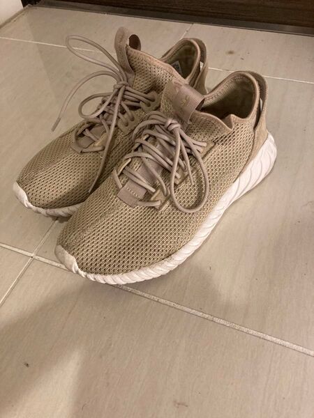 adidas Originals TUBULAR DOOM SOCK PK ベージュ 26.5cm
