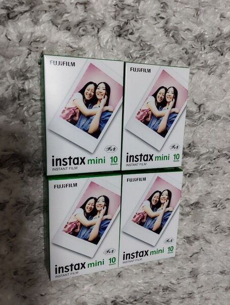 新品未開封 富士フィルム チェキ instax mini 専用フィルム 4個セット FUJIFILM mini10