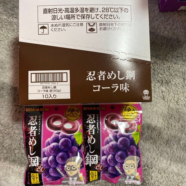 忍者めし鋼 コーラ味 グレープ味 12個
