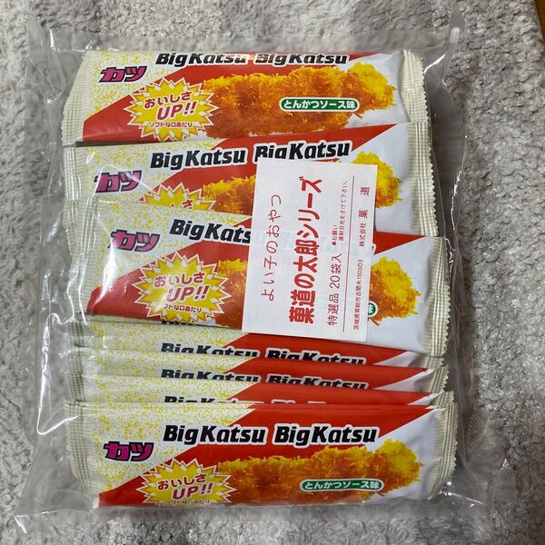 ビッグカツ BIGカツ とんかつソース味 20袋入り