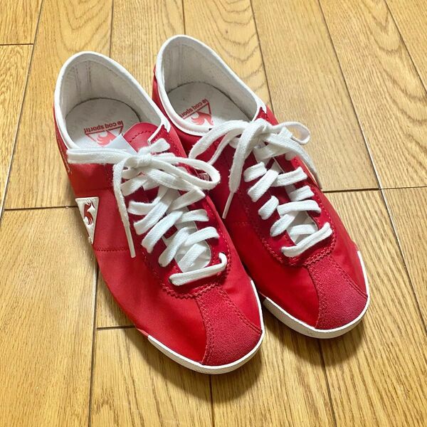 le coq sportif スニーカー 赤 22.5cm