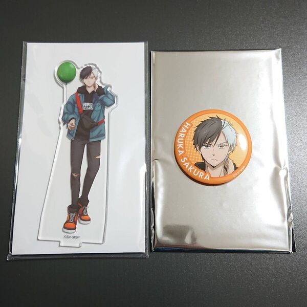 WIND BREAKER セブンイレブン 缶バッジ アクスタ 桜遥 2点セット