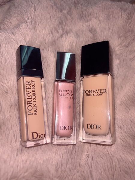 Dior ベースメイクアイテム 3個セット コンシーラー ハイライト ファンデーション