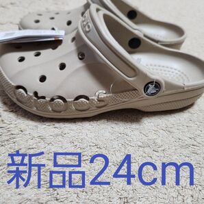 Crocs サンダル ベージュ 新品未使用 タグ付き