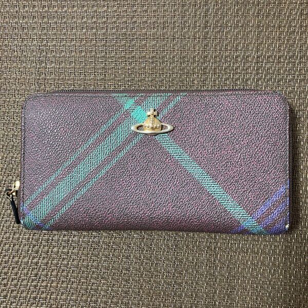 Vivienne Westwood 長財布 チェック柄