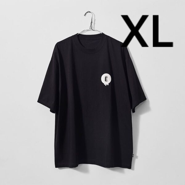 ennoy エンノイ CIRCLE DRIP T-SHIRT BLACK XL Tシャツ