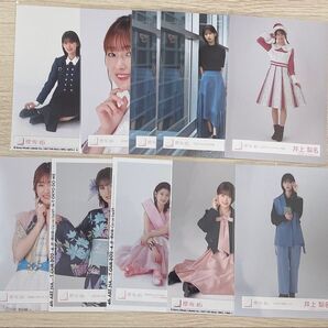 櫻坂46 生写真 バラ 井上梨名ちゃん スタオバ サンタ 浴衣