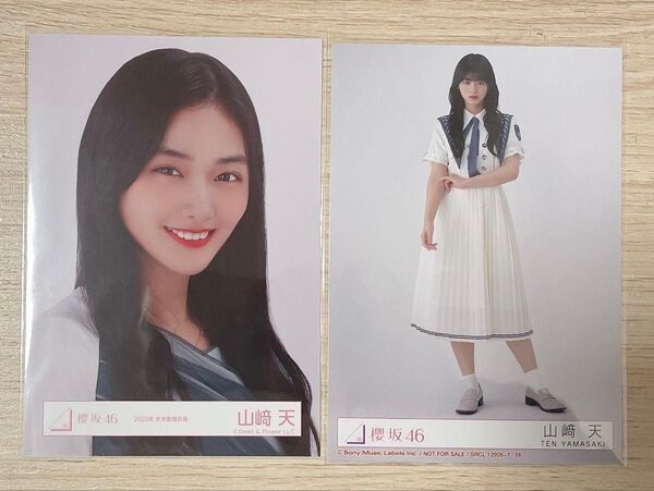 櫻坂46 生写真 バラ 山崎天 山﨑天 自業自得 年末衣装