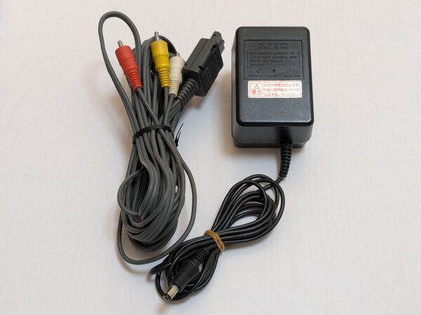 ACアダプター HVC-002 & HORI ステレオ AVケーブル スーパーファミコン