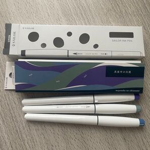 セーラー万年筆 セーラーインクペン3色セット 真夜中の白波 まよなかのしらなみ