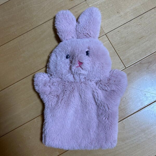 ふわふわうさぎ パペット