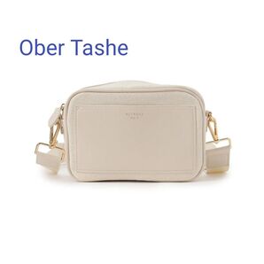 Ober Tashe(オーバータッシェ) ショルダーバッグ キャンバス アイボリー