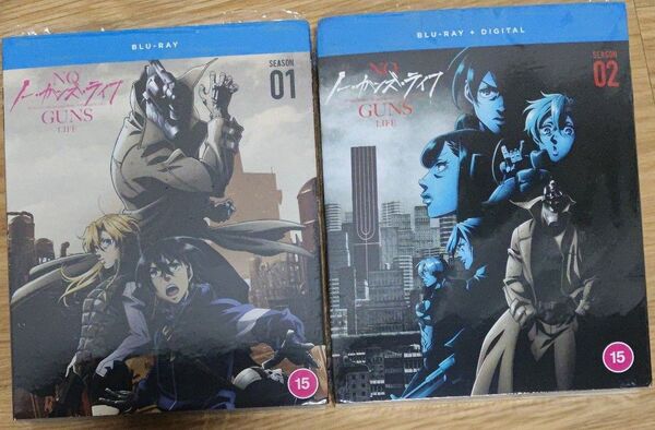 ノー・ガンズ・ライフ 第1期第2期 欧州盤 Blu-ray 全24話 日本語音声収録