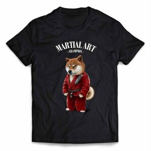 柴犬 しばいぬ 武道 柔道 空手 合気道 半袖 Tシャツ メンズ レディース キッズ プリント