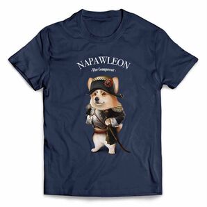 ウェルシュ・コーギー 犬 いぬ ナポレオン フランス ベルサイユ宮殿 半袖 Tシャツ メンズ レディース キッズ プリント