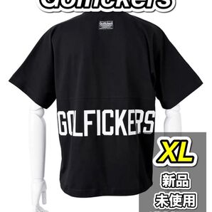 【即完売/新品未試着】Golfickers Mock Neck Wide Shirts BLACK XL 送料込み