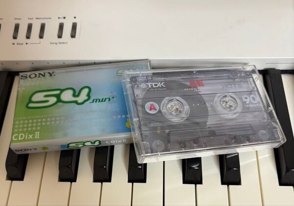 カセットテープ 2個セット SONY CDixⅡ 54分 TDK AE 90分