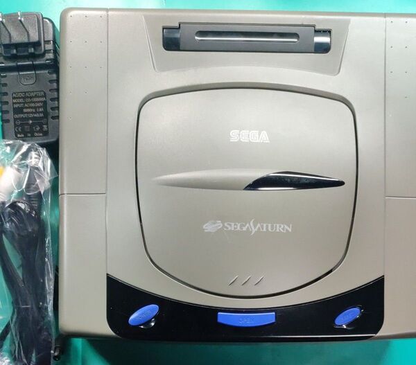 セガサターン 本体 FRAM換装・PSU rev2.1・漂白除菌分解清掃・メンテナンス済み アルミコンデンサ全交換 イ