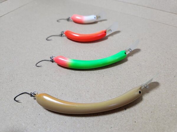 遊魚民 刀 フローティング ハンドメイド にょろ ニョロ 4個