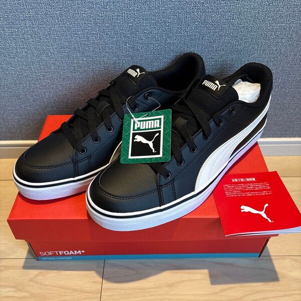 【新品】PUMA プーマ スポーツシューズ V コート バルク ブラック 27.5cm
