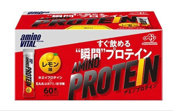 アミノプロテイン レモン味 60本入り 新品未開封品 賞味期限2026年2月以降 外箱なし匿名配送