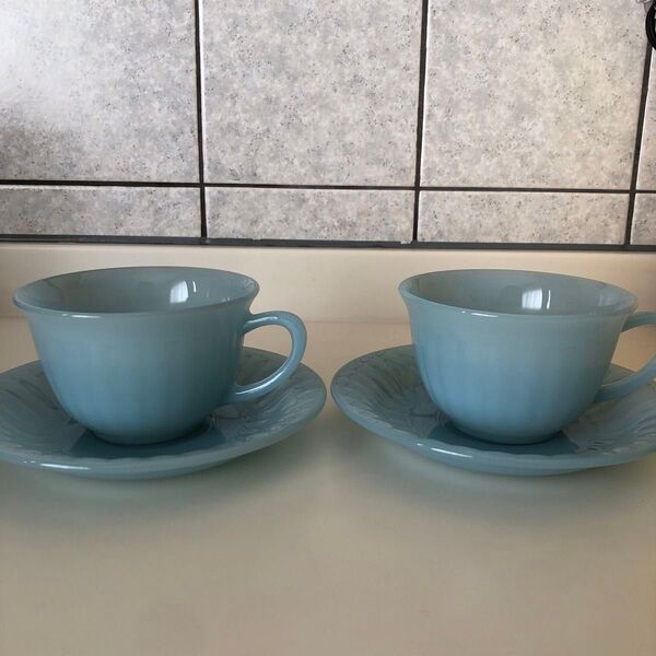 希少 カップ&ソーサー アルコパル ミスド フランス製 レトロ ノベルティ
