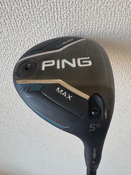 【貴重スペック】PING G440 MAX フェアウェイウッド 5W 19° 24ベンタスブラック 8X ベロコア ヘッドカバー付