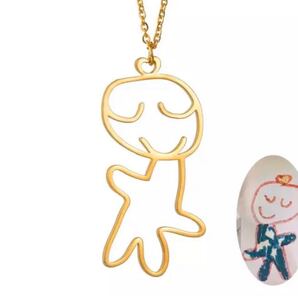 オーダーメイド お絵かきネックレス