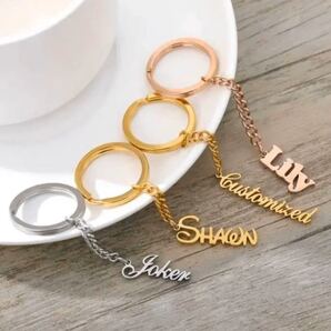オーダーメイド カスタムロゴキーリング キーホルダー