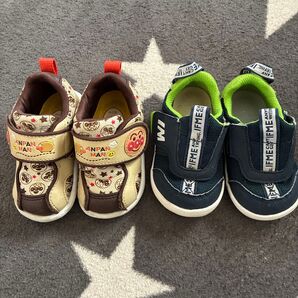 アンパンマンとIFMEのベビーシューズ 2足セット