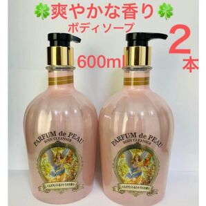 2本 香り楽しむボディソープ ベルガモット&シトラス オンザボディ パフュームドポーボディクレンザー 600ml エイボン