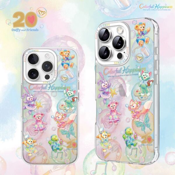 iPhone15promax用 ダッフィーとフレンズ 20周年記念 iPhoneケース