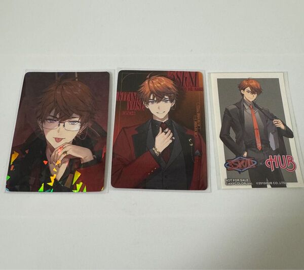 にじさんじ 3SKM 北見遊征 フォト風カード セット
