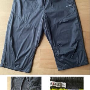 メンズ 7分丈 パンツ LLサイズ★新品・未使用 グレー ストレッチ 防風 撥水★ゆうパケットポスト発送♪