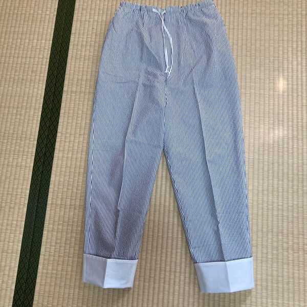 トゥモローランドGALERIE VIE★グレーX白7分丈パンツ