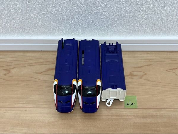 現状品【212】プラレール 車両 つばさ 紫 連結