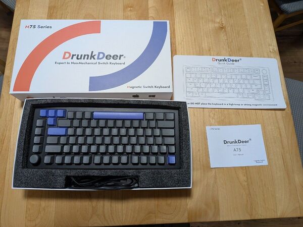 DrunkDeer A75 ゲーミングキーボード 英語配列