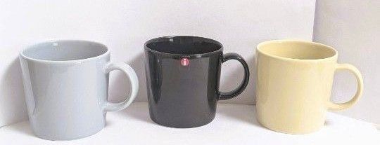イッタラ ティーマ パールグレー ブラック リネン 0.3L 3個セット