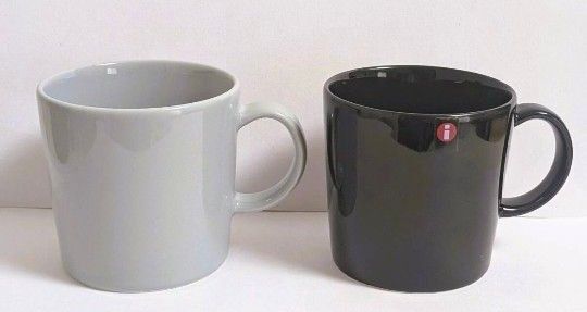イッタラ ティーマ パールグレー ブラック 0.3L 2個セット